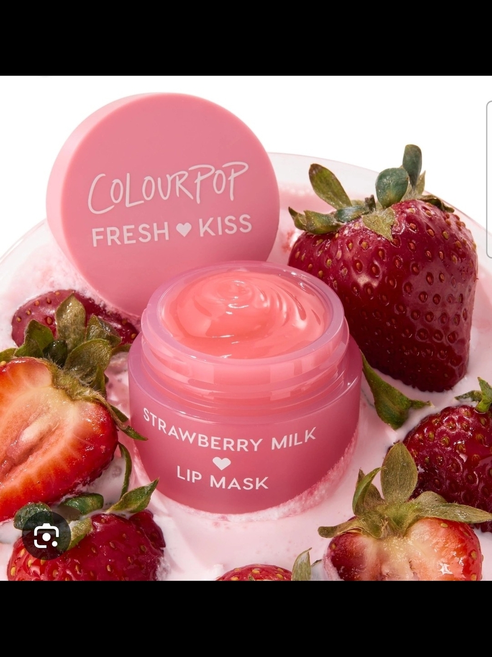ColourPop Fresh Kiss Strawberry Milk Lip Mask - Pink
